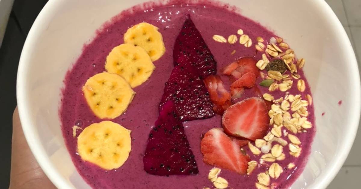 90 resep smoothies buah naga mix pisang enak dan mudah Cookpad