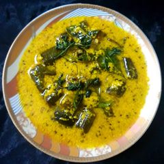 A picture of Dahi Bhindi.