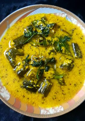A picture of Dahi Bhindi.