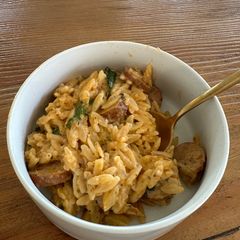 A picture of Tuscan Orzo Pasta.