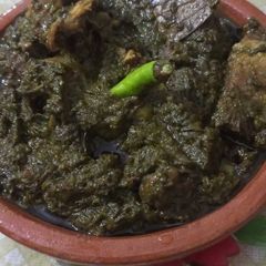 😋Degi Palak Gosht 😋 A picture of 😋Degi Palak Gosht 😋.