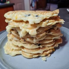 A picture of Cornmeal Waffles.