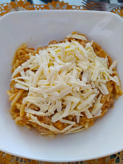 Una foto de Pasta con atún