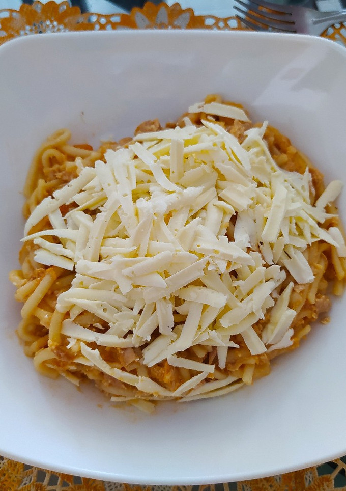 Una foto de Pasta con atún