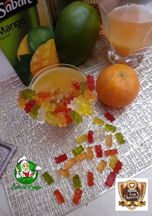 A picture of Gummy Bear juice.