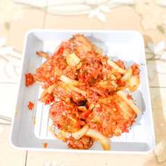 A picture of Ayam Goreng Balado.