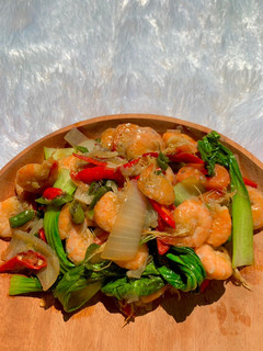 Foto resep Tumis Udang Pakcoy