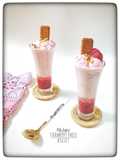 Milkshake Strawberry Cheese Biscuit