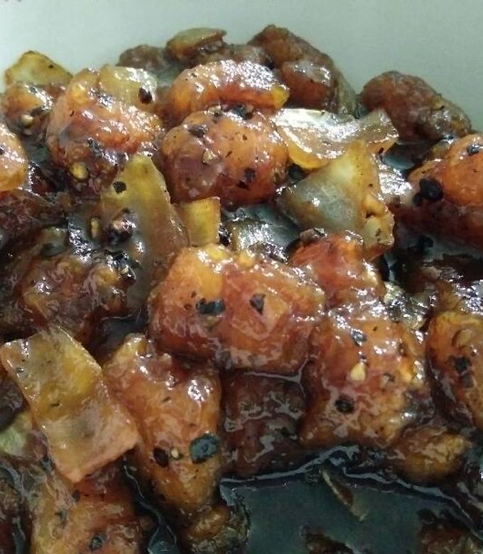 Foto resep Ayam Lada Hitam ala Ricebowl