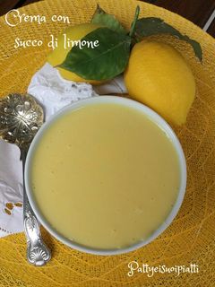 Foto di Crema con succo di limone