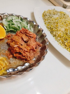 عکسی از دستور شوید پلو با تن ماهی
