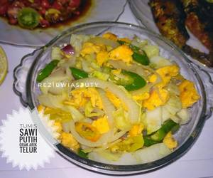Resep Populer Tumis Sawi Putih Orak Arik Telur Nikmat Lezat