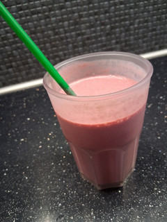 Φωτογραφία της συνταγής Smoothie με raspberries ταχίνι και μπανάνα