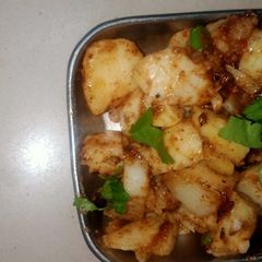 A picture of Jeera aloo.