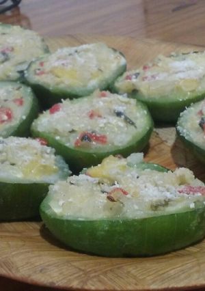 Una foto de Zapallitos rellenos