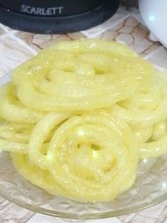 صورة لوصفة زلابية عراقية