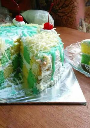 Foto resep Bolu jadul Checkerboard cake