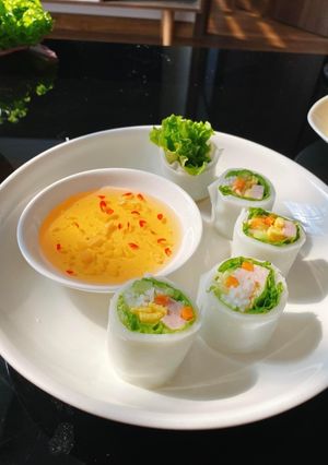 Hình của món Phở cuốn.