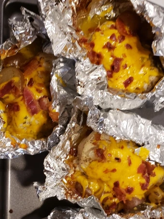 Easy Way Prepare Chicken Bacon Ranch Foil Pack the Awesome  Tasty