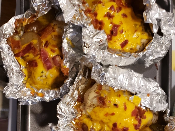 Recipe Chicken Bacon Ranch Foil Pack the Can Spoil the Tongue You can take Joss in your mouth