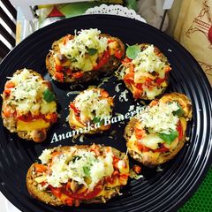 A picture of Classic Italian 'Bruschetta': Popular 
