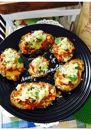 A picture of Classic Italian 'Bruschetta': Popular 