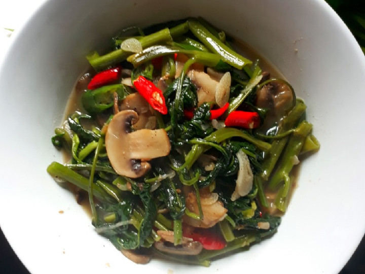 Langkah Mudah untuk Menyiapkan Kangkung lada hitam, Sempurna