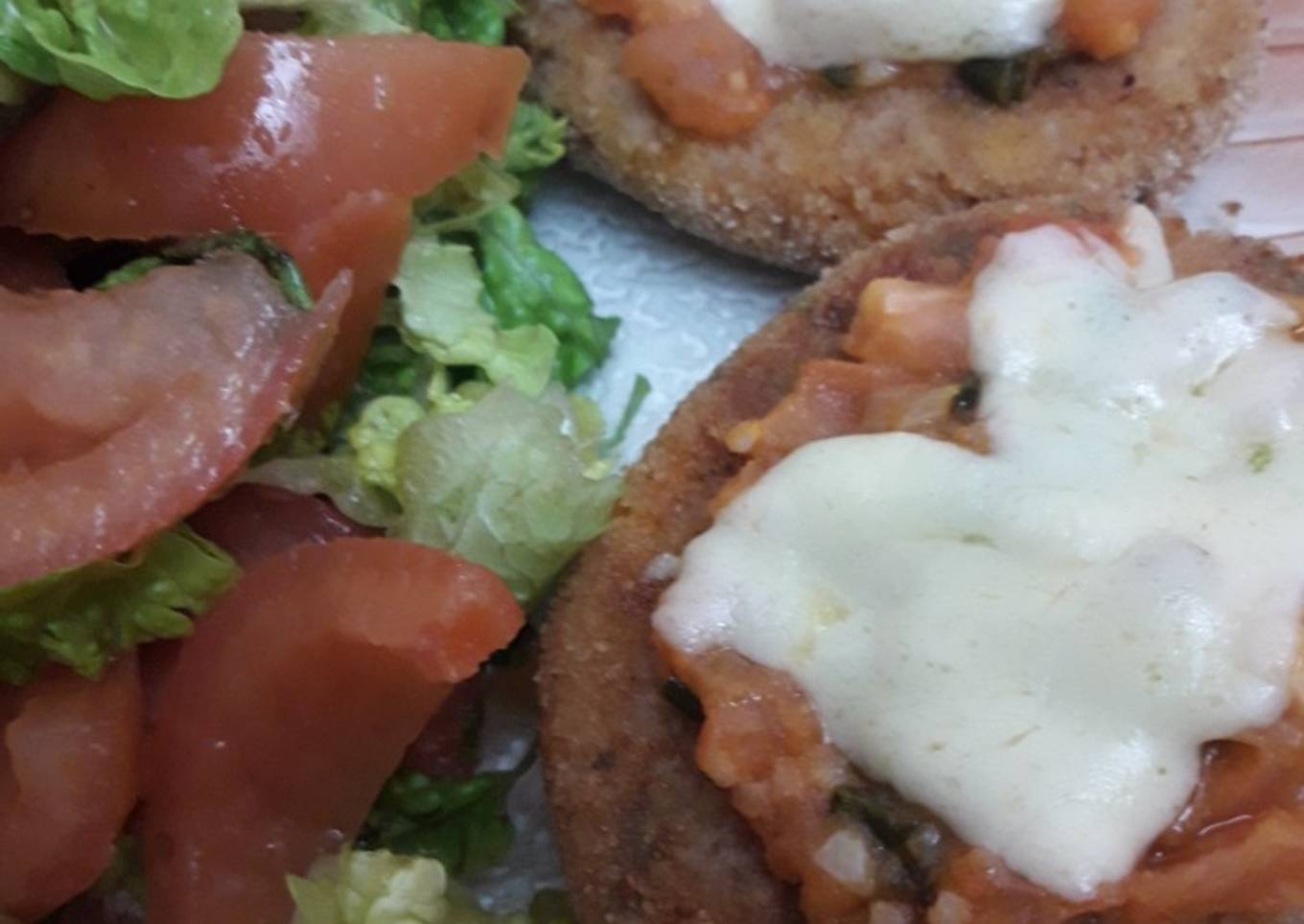 Milanesas de calabaza rellenas