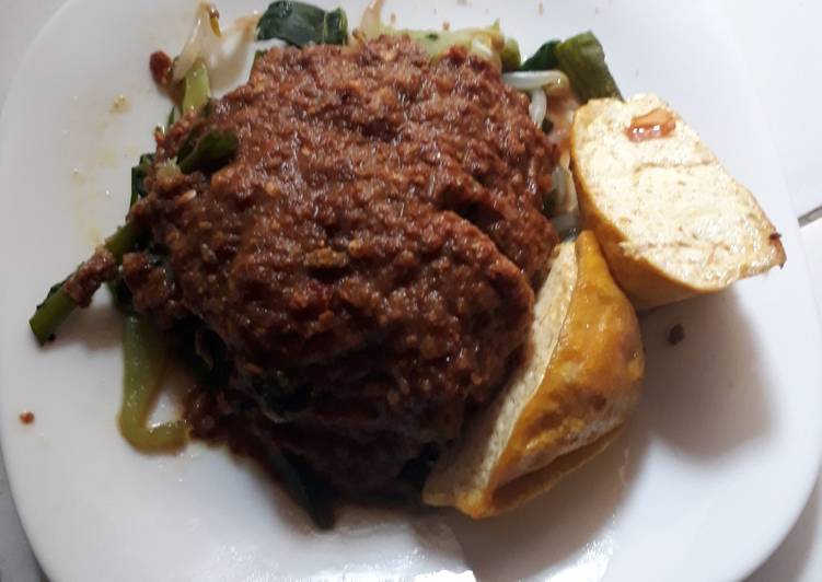 Resep Lotek / petis sunda yang Menggugah Selera