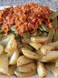 Una foto de Alubia verde a mi manera con Monsieur Cuisine Connect