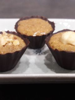 Una foto de Bombones de crema de avellana