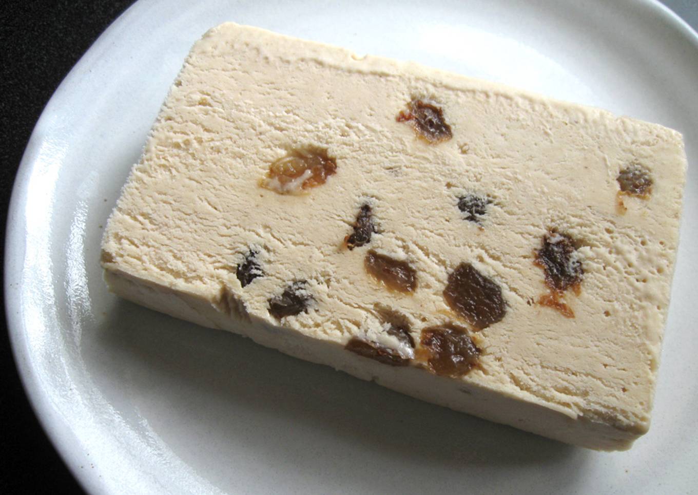 Chestnut & Rum Raisin Semifreddo