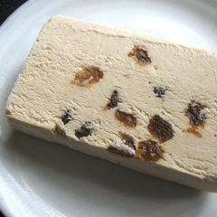 A picture of Chestnut & Rum Raisin Semifreddo.