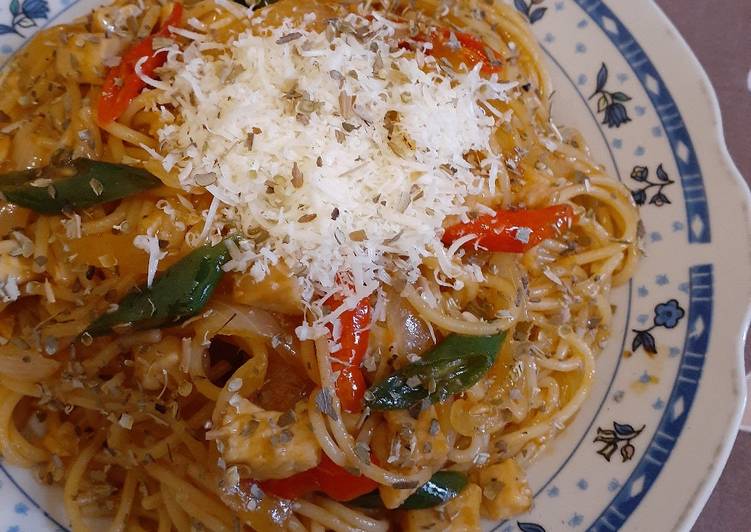 dari awal hingga akhir  Spaghetti Saus Tomat yang pingin nambah