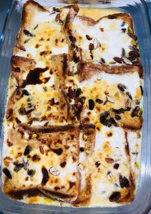 A picture of Shahi tukre.