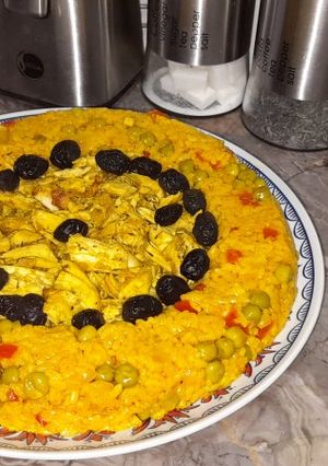 صورة لوصفة أرز بالدجاج