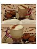 Espresso latte με κρέμα βανίλιας