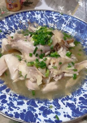Foto resep Ayam kukus jahe