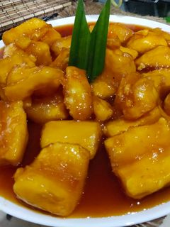 Foto resep Singkong Saus Gula Merah
