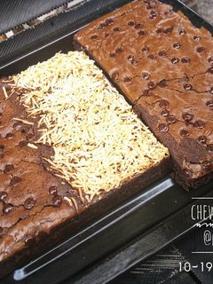 Foto resep Chewy Brownies 💜 - FLo
