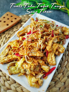 Foto resep Tumis Tahu Telur Tauge Saos Tiram