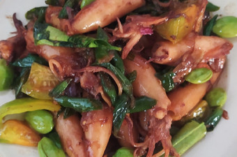 Anti Ribet, Bikin Tumis cumi asin cabe ijo pete Bunda Pasti Bisa