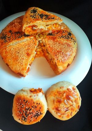 صورة لوصفة الفطيرة التركية