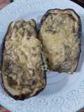 Berenjenas rellenas de hongos crimini