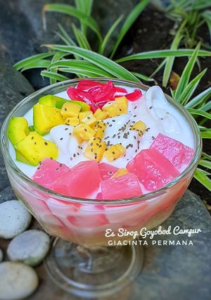 Foto resep Es Sirop Goyobod Campur