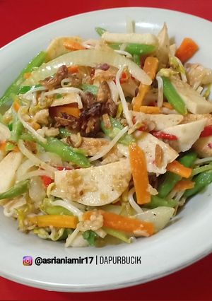 Foto resep Orek Sayur Bakso Ikan
