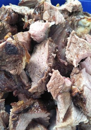 A picture of Nyama choma.
