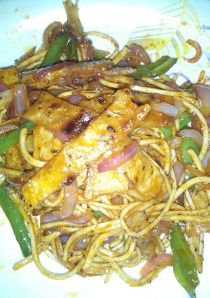 A picture of Noodles chapati.