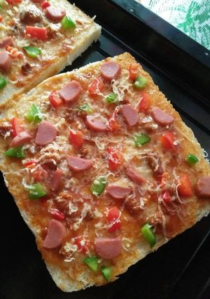 Foto resep Pizza roti tawar