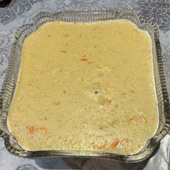 A picture of Carrot & Rice pudding:.